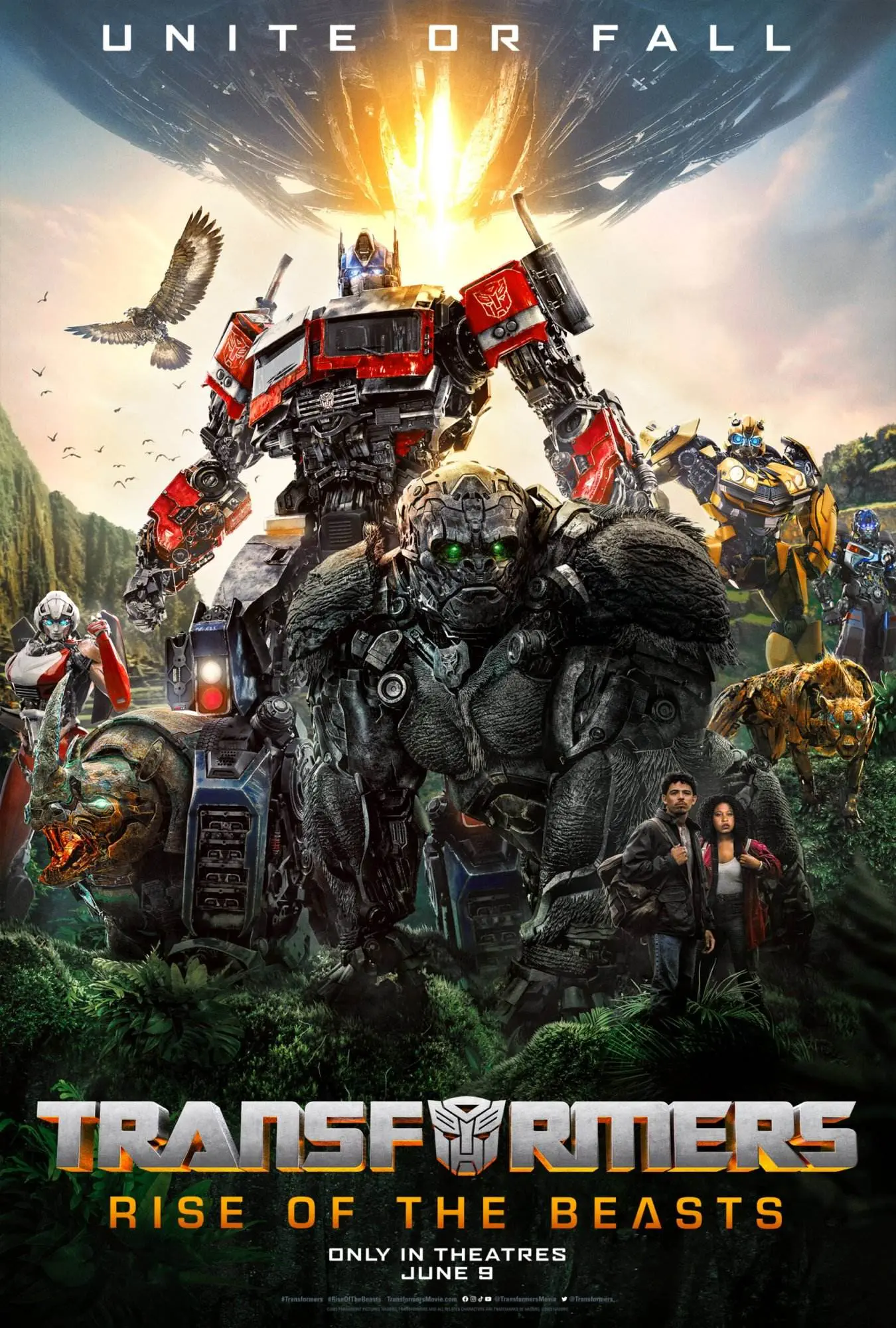 Transformers: rise of the beasts [official theatrical movie release poster]