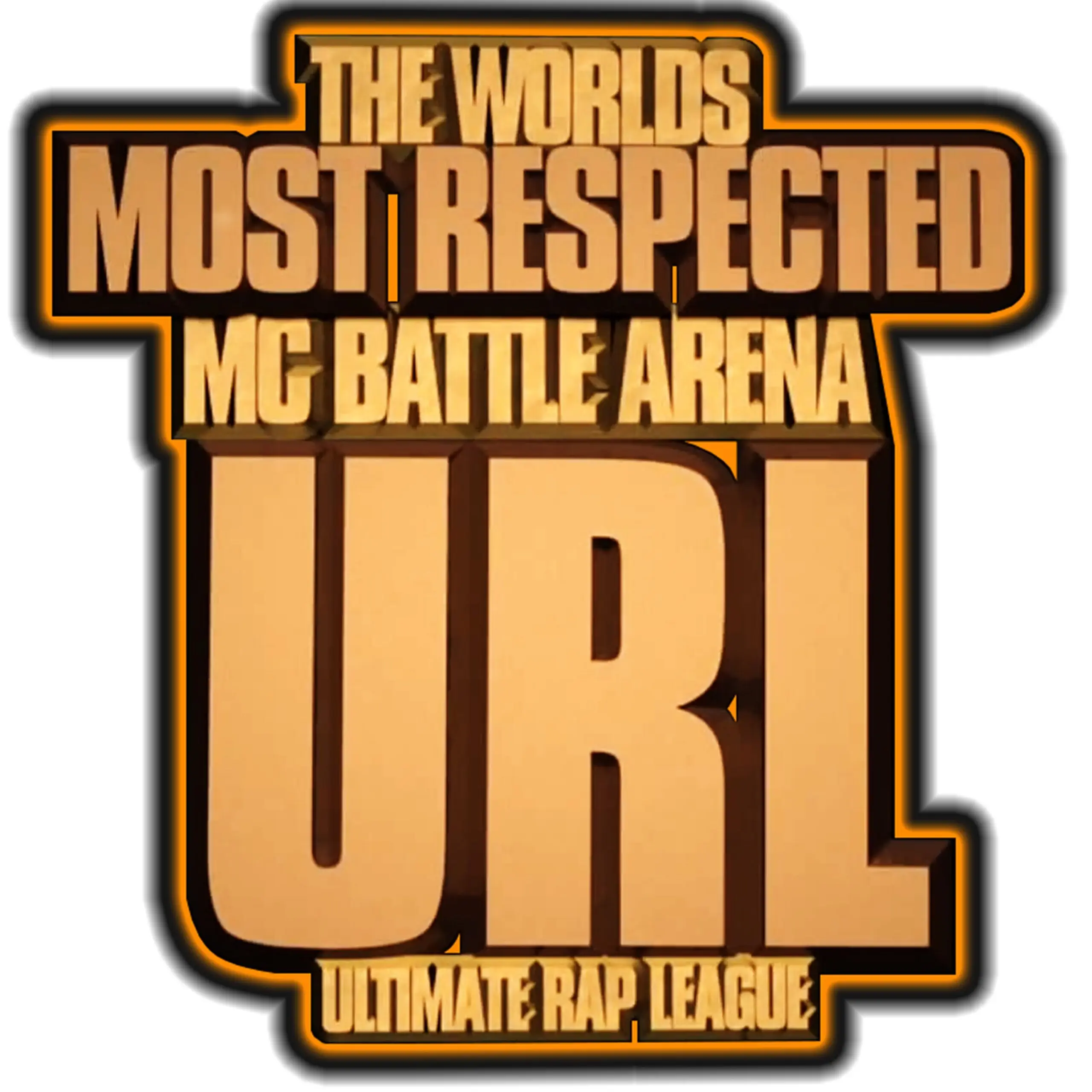 Ultimate rap league (slogan) [official logo artwork]