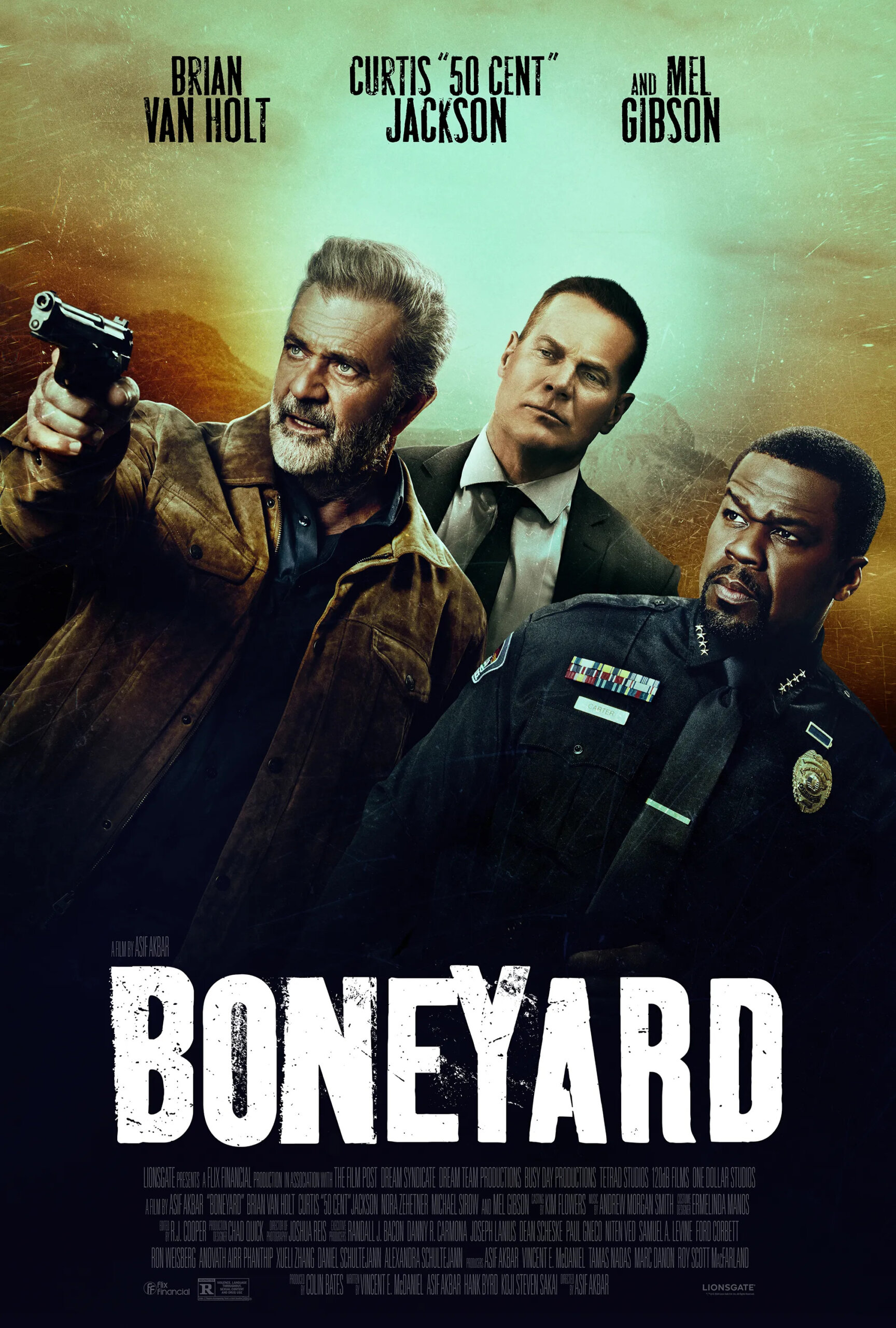 1st Clip For 'Boneyard' Movie Starring 50 Cent & Mel Gibson