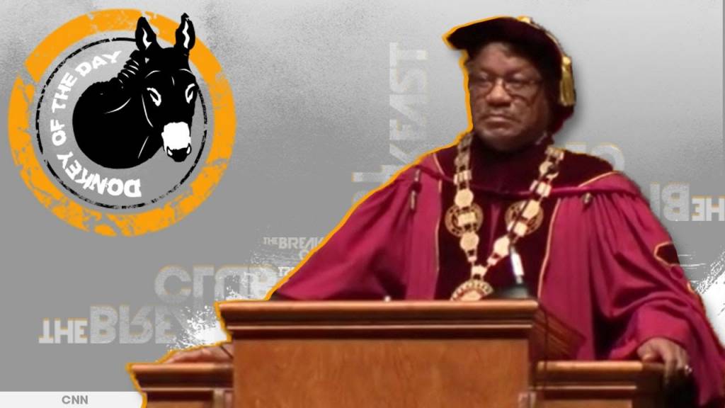 College President Awarded Donkey Of The Day For Wanting To Mail Degrees To Students Booing Betsy DeVos College President Awarded Donkey Of The Day For Wanting To Mail Degrees To Students Booing Betsy DeVos